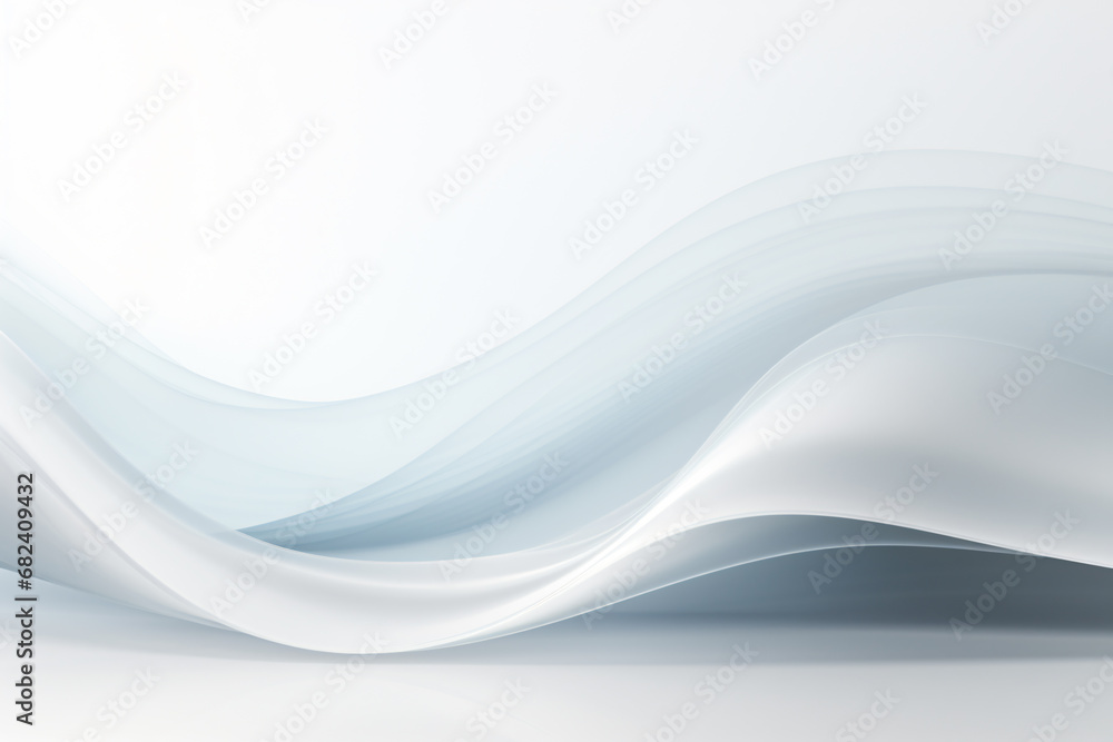Light White wave abstract on white background,minimal background Light White wave abstract on white background,minimal background