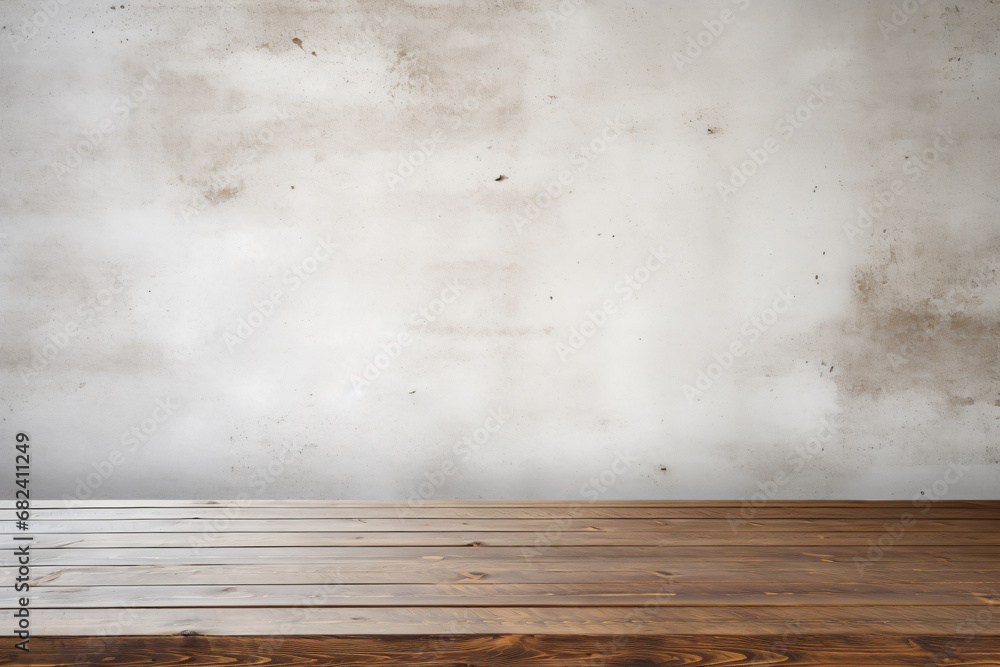 blank Wooden counter table in front of grunge white concrete background,vintage minimal product mockup blank Wooden counter table in front of grunge white concrete background,vintage minimal product mockup