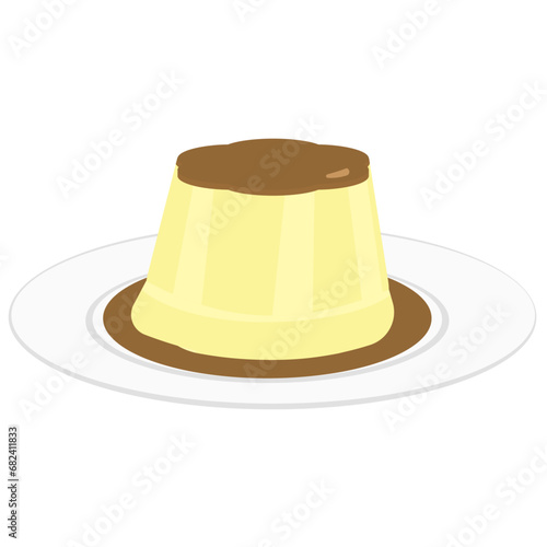 プリンのイラスト