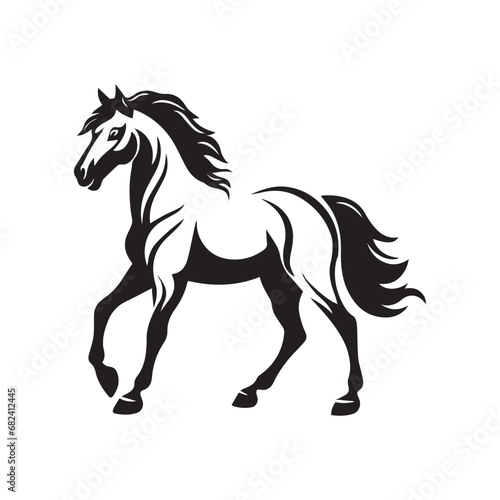 Fototapeta Naklejka Na Ścianę i Meble -  Horse vector Illustration design