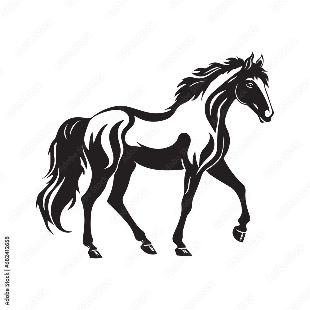 Horse vector Illustration design
