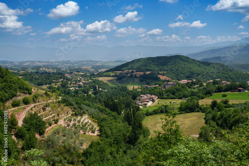Rural landscape in Umbria near Spoleto