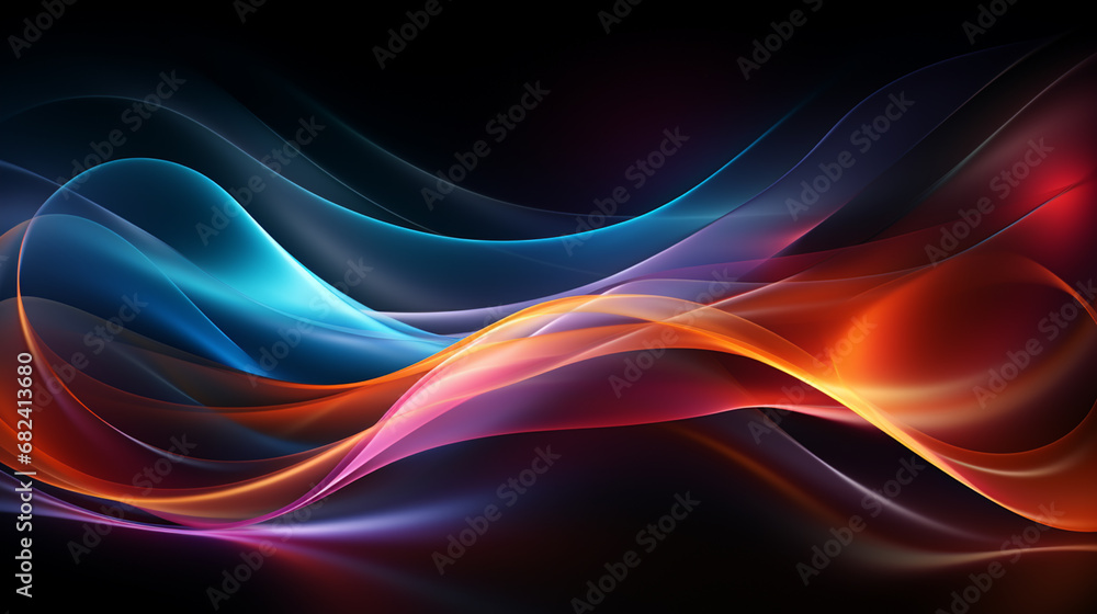 Fototapeta premium A stunning abstract multicolor spectrum