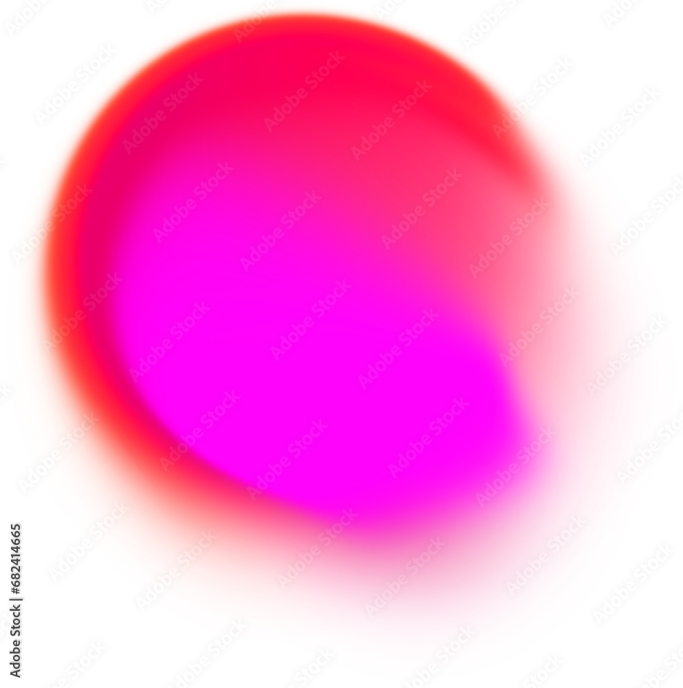 Obraz premium Abstract liquid wave colorful gradient PNG shape
