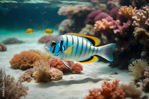 Vibrant and Beautiful Tropical Fish