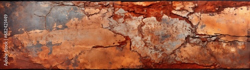 Aged Rusty Metal Wall Art with Textured and Weathered Plates