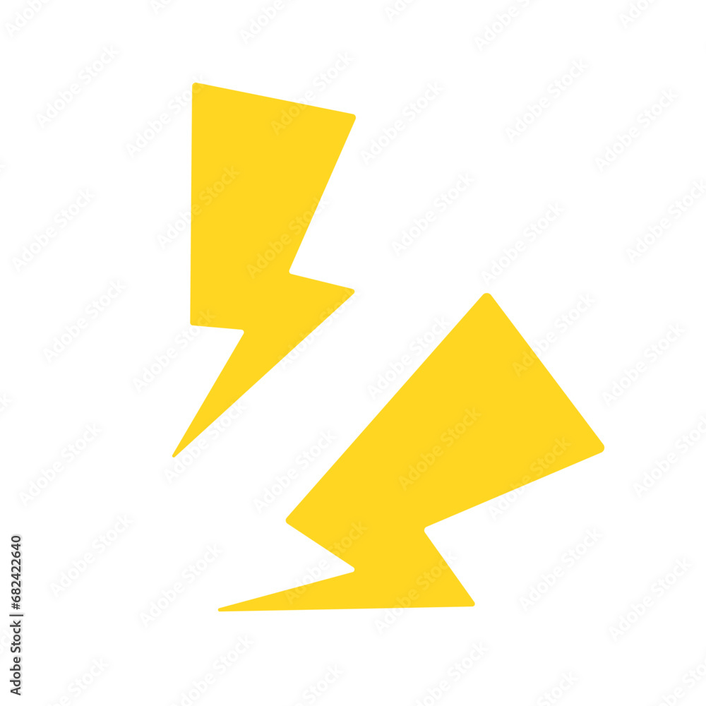 雷のアイコン 雷のアイコン