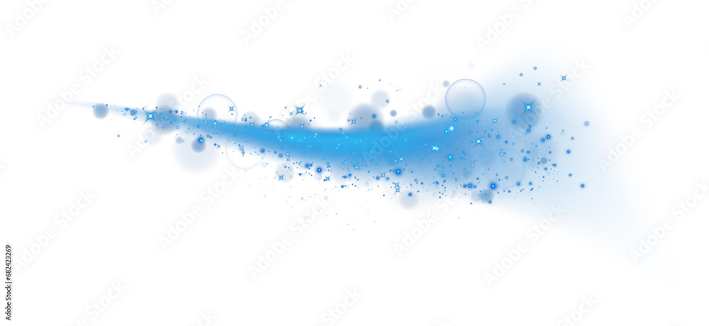Blue sparks and blue stars shine with special light. Sparkles. Christmas light effect. Sparkling magical dust particles. Abstract light lines of motion and speed, with flying dust glitter. PNG. Blue sparks and blue stars shine with special light. Sparkles. Christmas light effect. Sparkling magical dust particles. Abstract light lines of motion and speed, with flying dust glitter. PNG.