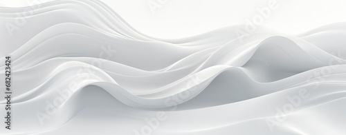 White background with curves and waves, in the style of translucent overlapping, flowing fabrics, UHD, soft tonal shifts abstract white background photo