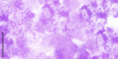 Smoke mist fog the explosion of purple bright light effect background.purple watercolor background.purple and white clouds background, texture. tie dye pattern hand dyed on cotton fabric abstract text