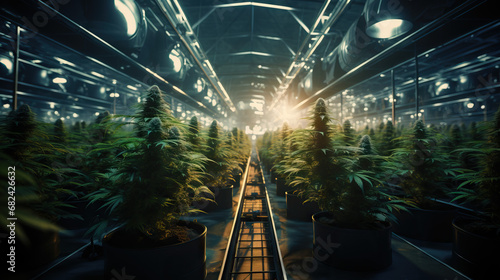Advanced grow facility specializing in indoor hemp cultivation for the production of premium medicinal cannabis  photo