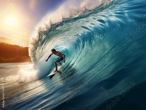 A man surfing © JQM
