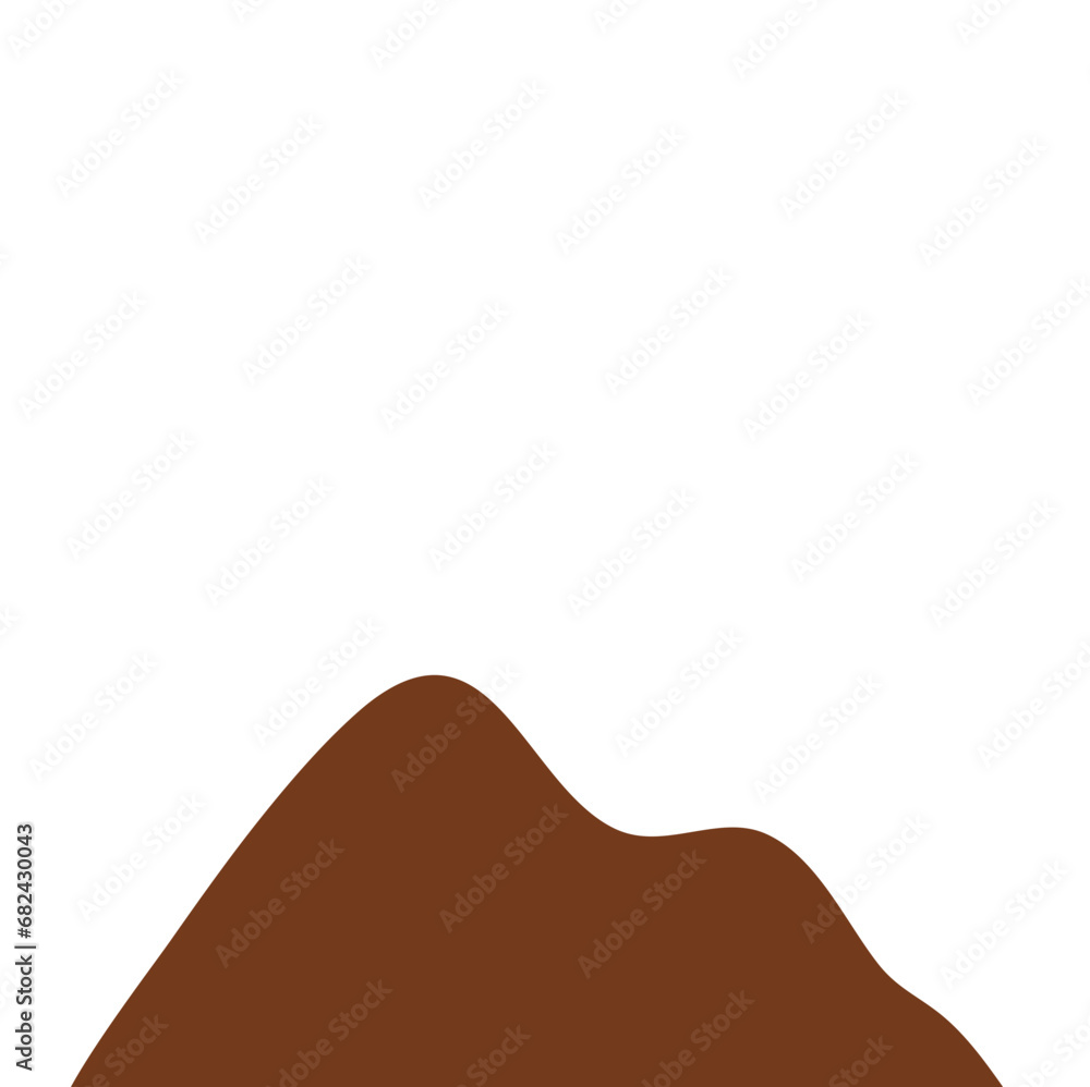 Chocolate Powder Illustration. Design Vector Element. Svg File Chocolate Powder Illustration. Design Vector Element. Svg File