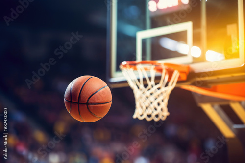 Basketball game and basketball hoop © Veniamin Kraskov