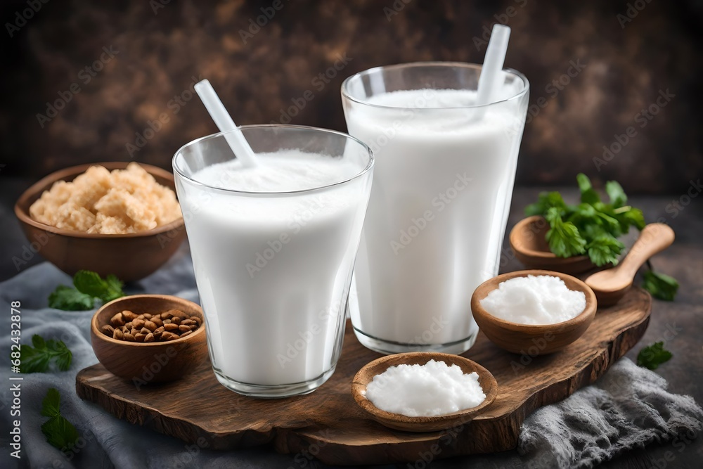 glass of milk glass of milk