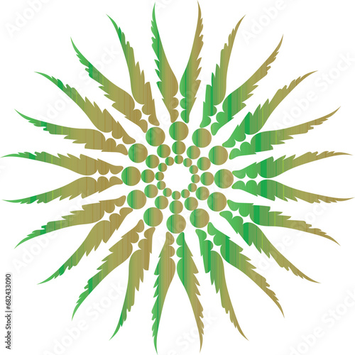 Beautiful decoration ornament mandala design
