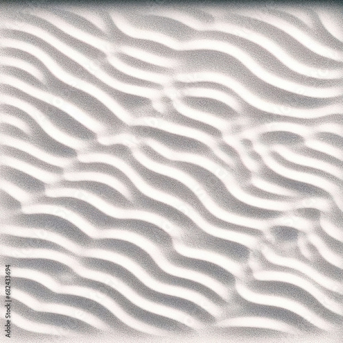 Sand patterns formed from vibrating a square sheet of thin metal. These formations, known as Chladni patterns, occur when fine particles, such as grains of sand or salt