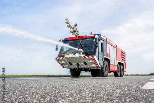 Flugfeldlöschfahrzeug der Feuerwehr