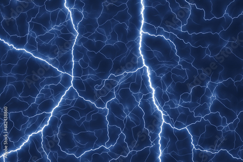 Static electricity. Design of lightning with static electricity. Blue electric discharge, plasma and energy background. World Static Electricity Day. January 9th photo