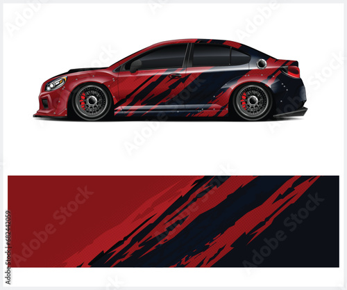 Car Wrap Livery Design Ready-made printed wrap design for Van  Truck and car