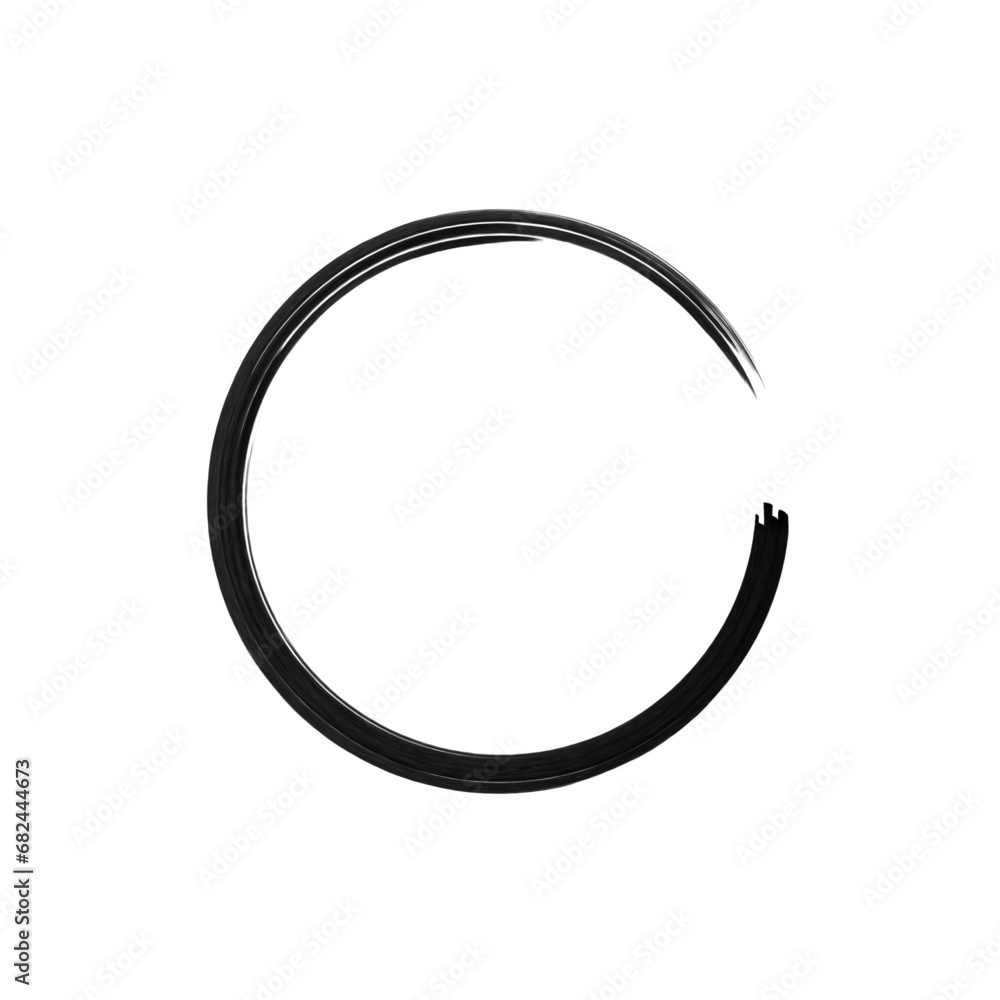 Ink Circle Brush Stroke. Hand Drawn Ink Circle Brush Stroke. Zen Circle. Eps File Editable Color Ink Circle Brush Stroke. Hand Drawn Ink Circle Brush Stroke. Zen Circle. Eps File Editable Color
