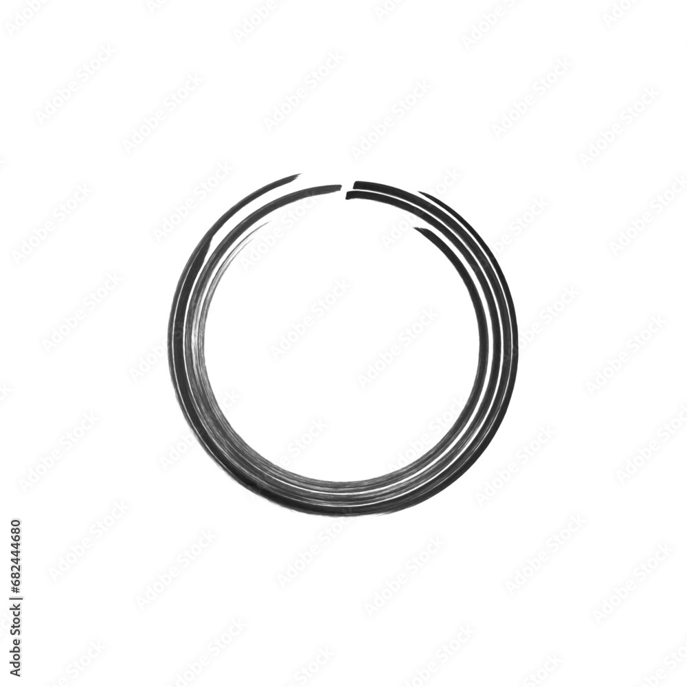 Ink Circle Brush Stroke. Hand Drawn Ink Circle Brush Stroke. Zen Circle. Eps File Editable Color Ink Circle Brush Stroke. Hand Drawn Ink Circle Brush Stroke. Zen Circle. Eps File Editable Color