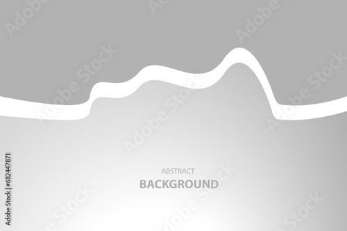 White and gray abstract background with space for text and message. template design