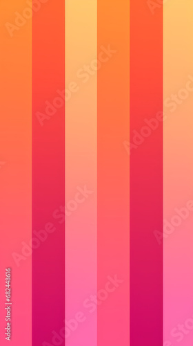 A pattern of alternating pink and orange stripes © Textures & Patterns