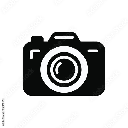 photo camera linear icon. Vector illustration