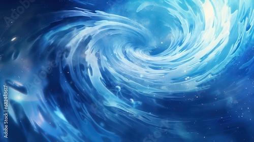 whirlpool abstract background with shades of blue abstract  photo