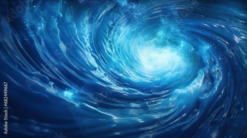 whirlpool abstract background with shades of blue abstract  © Gasi