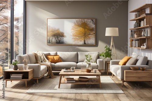 Interior of modern living room. Elegant Modern Living room