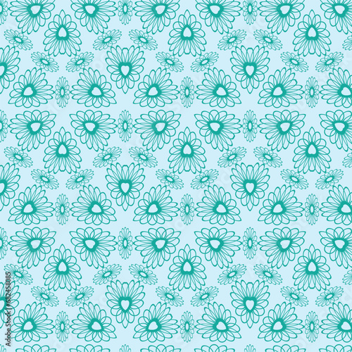 Abstract floral pattern background, luxury pattern, stylish vector illustration