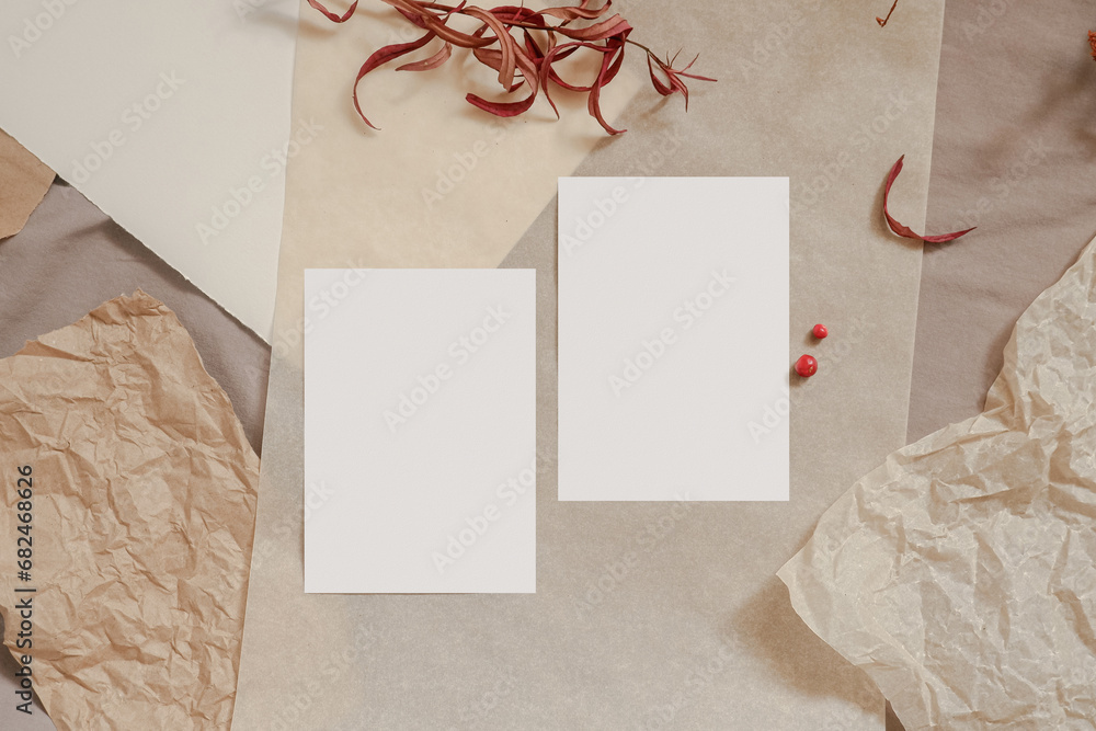 Autumn Zero Waste Mockup Cards Autumn Zero Waste Mockup Cards