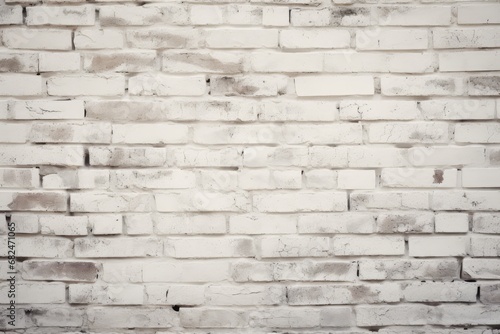 White brick wall texture