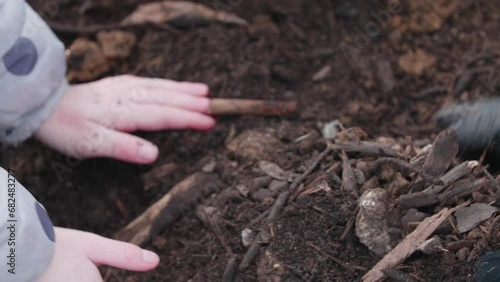 Wallpaper Mural Close-up of teamwork in gardening young and adults  Torontodigital.ca