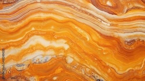 A stunning golden texture derived from natural stones such as agate, marble, and onyx, perfect for backgrounds and various design applications. photo