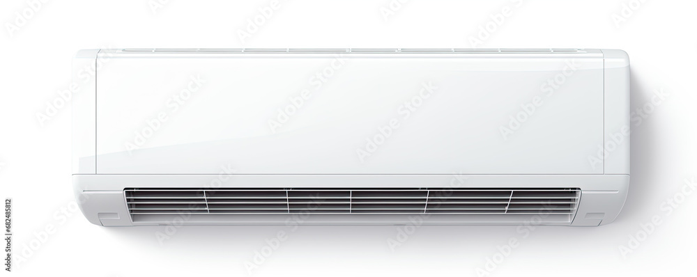 Modern Air conditioner isolated or on white background.