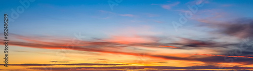 Fototapeta Naklejka Na Ścianę i Meble -   beautiful sunset for background panorama
