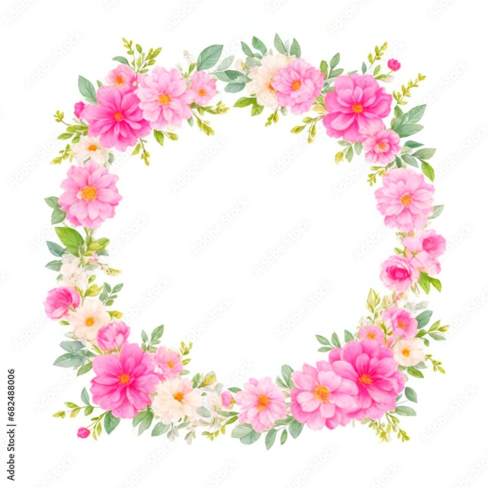 Beautiful floral frame Beautiful floral frame