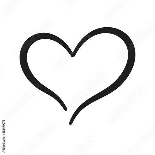 Mark representing heart, love, marriage, etc.