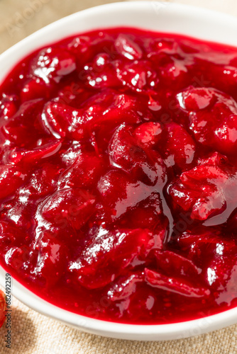 Homemade Thanksgiving Red Cranberry Sauce