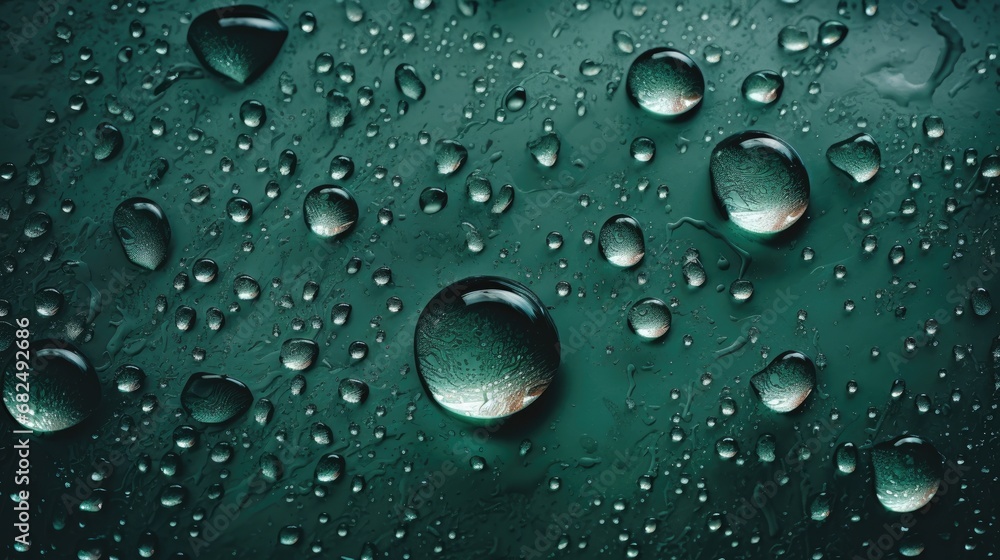 drops of water on the glass surface. Droplet of liquid flowing down on glass surface background drops of water on the glass surface. Droplet of liquid flowing down on glass surface background