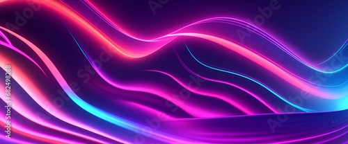 Abstract Gradient 3d Curve Background 