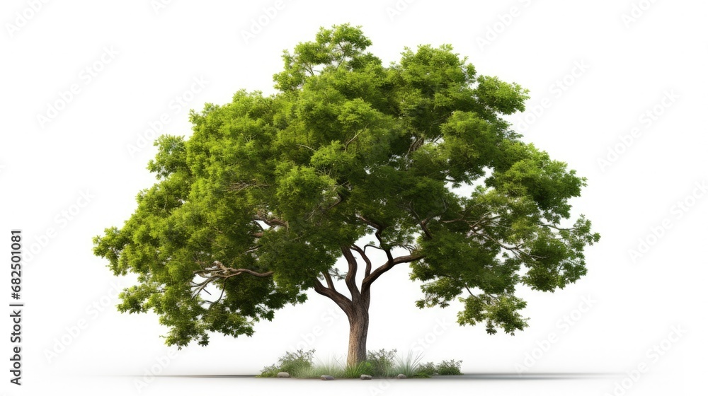 Obraz premium Tree on a white background, isolated