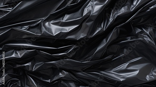 black plastic bag texture and background photo