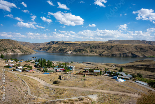 A village near the center of Kars. Due to the dam works, the village is facing the possibility of being flooded. photo