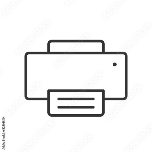 Printer outline icon
