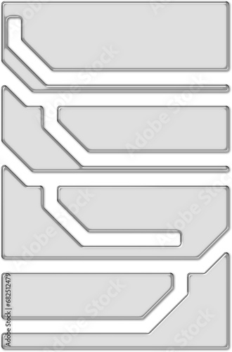 Plastic Overlay Clear PNG Shapes (ID: 682512479)