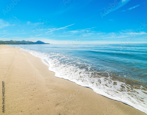 Fototapeta Naklejka Na Ścianę i Meble -  Golden shore in Feraxi beach
